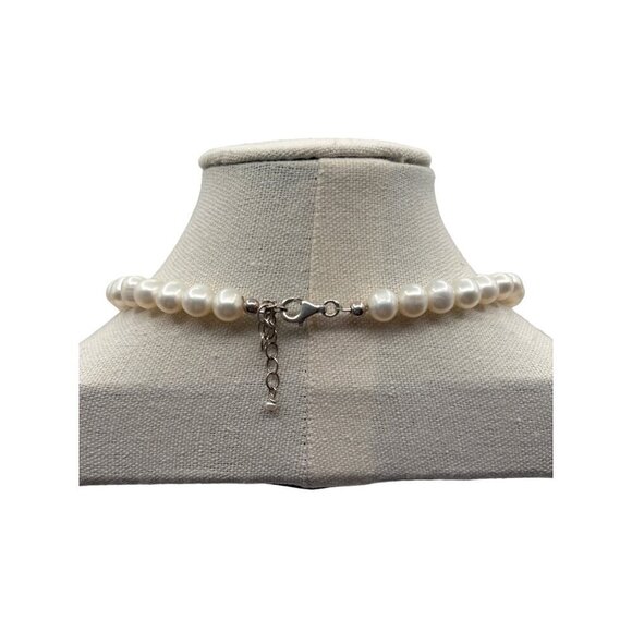 Vintage Faux Pearl Necklace Bracelet & Anklet Set Rhinestones Chic - Picture 4 of 5